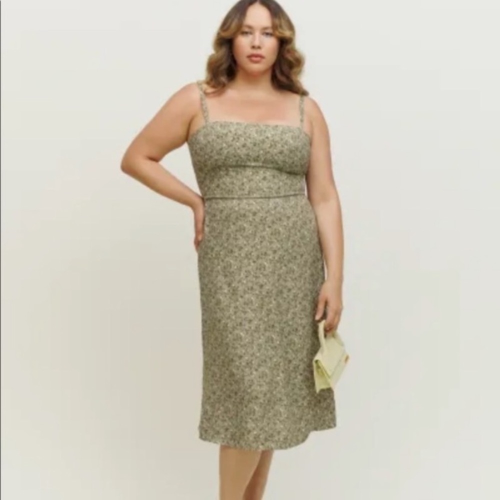 Reformation Afternoon Dress Juniper NWOT